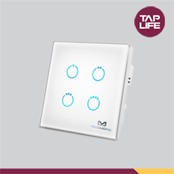 MCO HOME 4 Gang Touch Switch