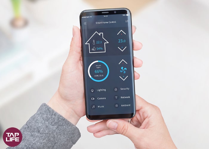 استفاده از تلفن همراه برای کنترل خانه هوشمند